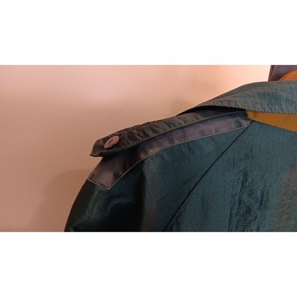 Vintage Westfield Trench Coat Size 10 With Belt Green 80s Or 90s See Photos - Picture 15 of 16